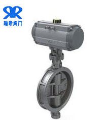 硬密封對夾氣動<a href='http://www.tqex.com.cn/Product/diefa/' target='_blank'>蝶閥</a>